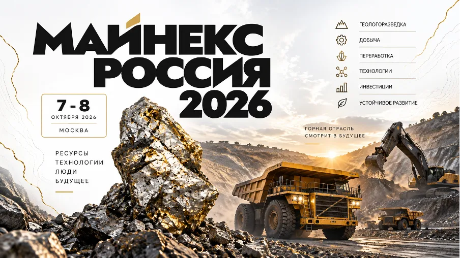 MINEX Россия 2026: что покажут на главной площадке горной отрасли