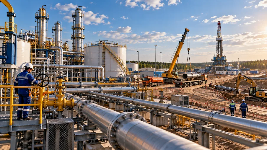 Спецтехника в нефтегазовой отрасли: какие машины используются и для каких работ